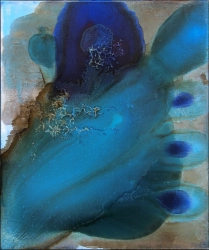 Robert Stefaniak // Analiza nr 36 / techn. wł. pł. / 65 x 55 cm