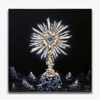 Maciej Rauch // Monstrancja / 70 x 70 cm / 2016
