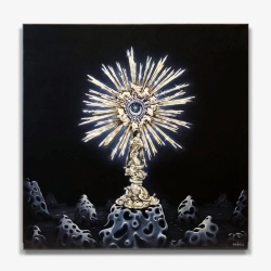 Maciej Rauch // Monstrancja / 70 x 70 cm / 2016