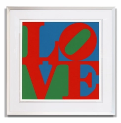 Robert Indiana / LOVE / sitodruk, 1997 / 89 x 89 cm