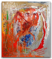 Janusz Akermann // Twarzysko / 2022 / 160 x 140 cm