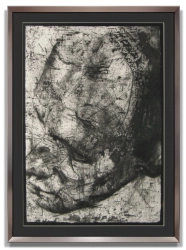Piotr Szurek / Self Portrait nr 16/ Grafika  tech. met. / 1990 /