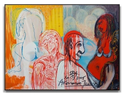 Janusz Akermann //seria Ludzie Jarocina/2005/ol. pl./100x134 cm
