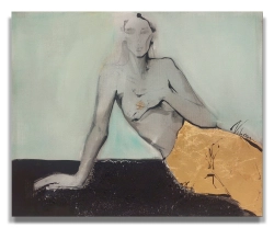 Irina Vilim / Silky / 90 x 110 cm / 2022 / akryl, płótno/
