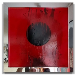 Mariusz Stachowiak // Black Dot /  60 x 60 cm
