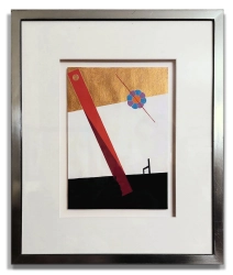 Mariusz Kruk / Kompozycja 2010 / tempera, papier / 52 x 42 cm