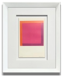 Stefan Gierowski / Kompozycja 1990 / ser. pap. / 43 x 34 cm