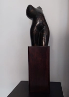 Roman Solski // Akt / brąz / h 20 cm z podstawą 41 cm /
