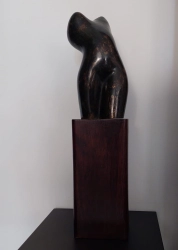 Roman Solski // Akt / brąz / h 20 cm z podstawą 41 cm /