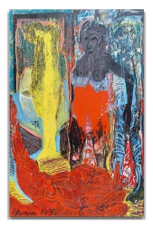 Janusz Akermann // Ludzie Jarocina / 1994 /ol. pl./195 x 129 cm