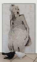 Irina Vilim / Blue / 120 x 80 cm / 2023 / akryl, płótno/