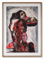 Althamer & Zmijewski /techn. miesz. karton/ 118x88cm / 