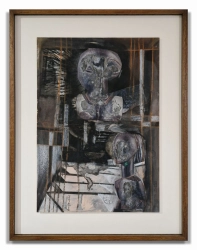 Althamer & Zmijewski /techn. miesz. karton/ 92x72cm / 