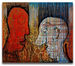 Janusz Akermann// Rozmowa o Polsce /2024/ol/pl/120x140 cm