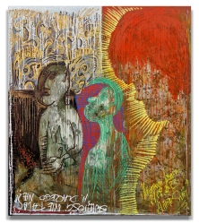 Janusz Akermann// Swietosci nie kalac /2023 /ol/pl/160x140 cm