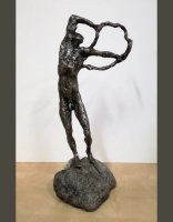 Waldemar Mazurek // Wojownik / aluminium patynowane