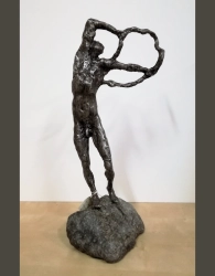 Waldemar Mazurek // Wojownik / aluminium patynowane